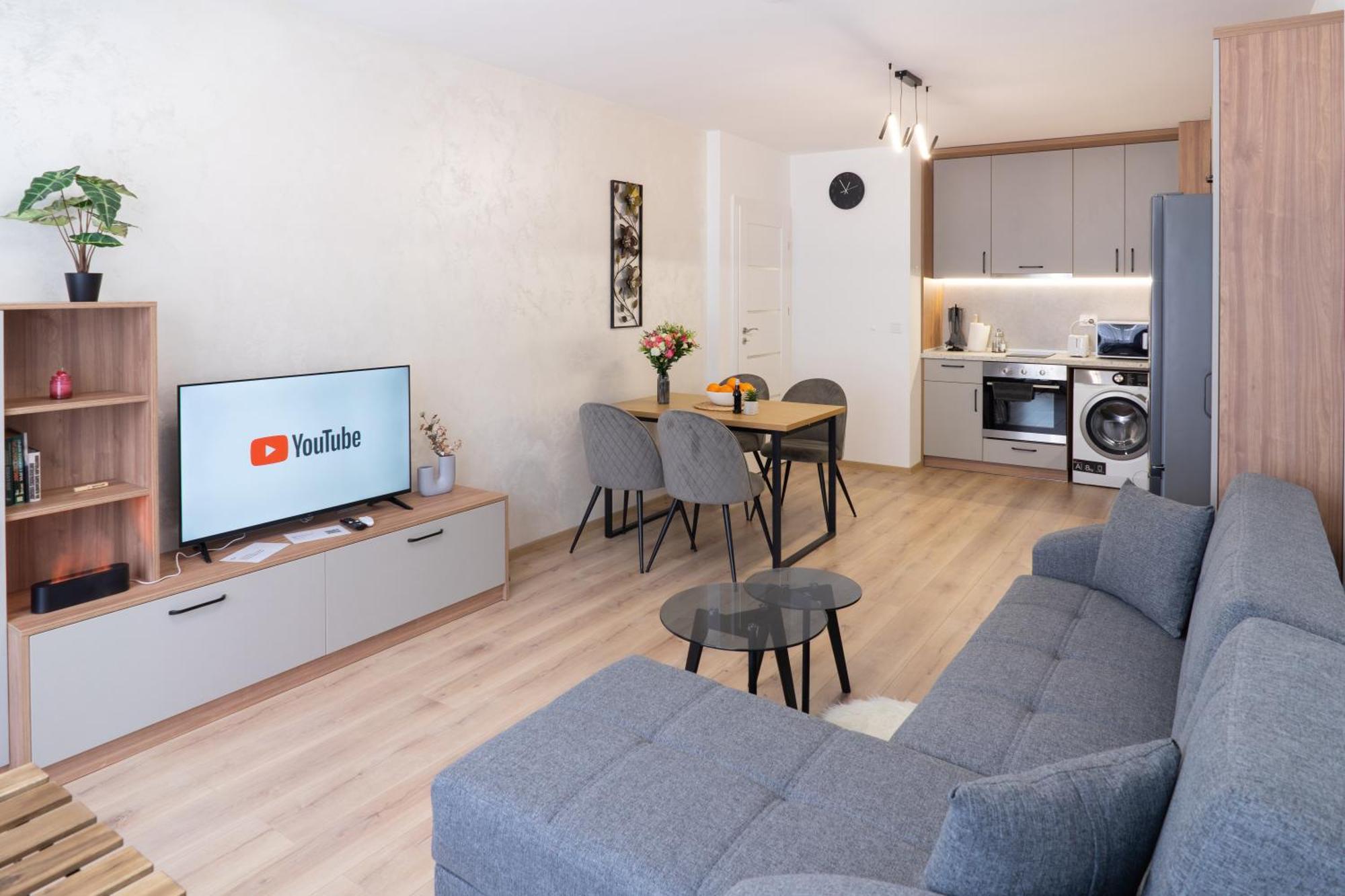 New Modern & Cozy Apartment With Free Parking 바르나 외부 사진